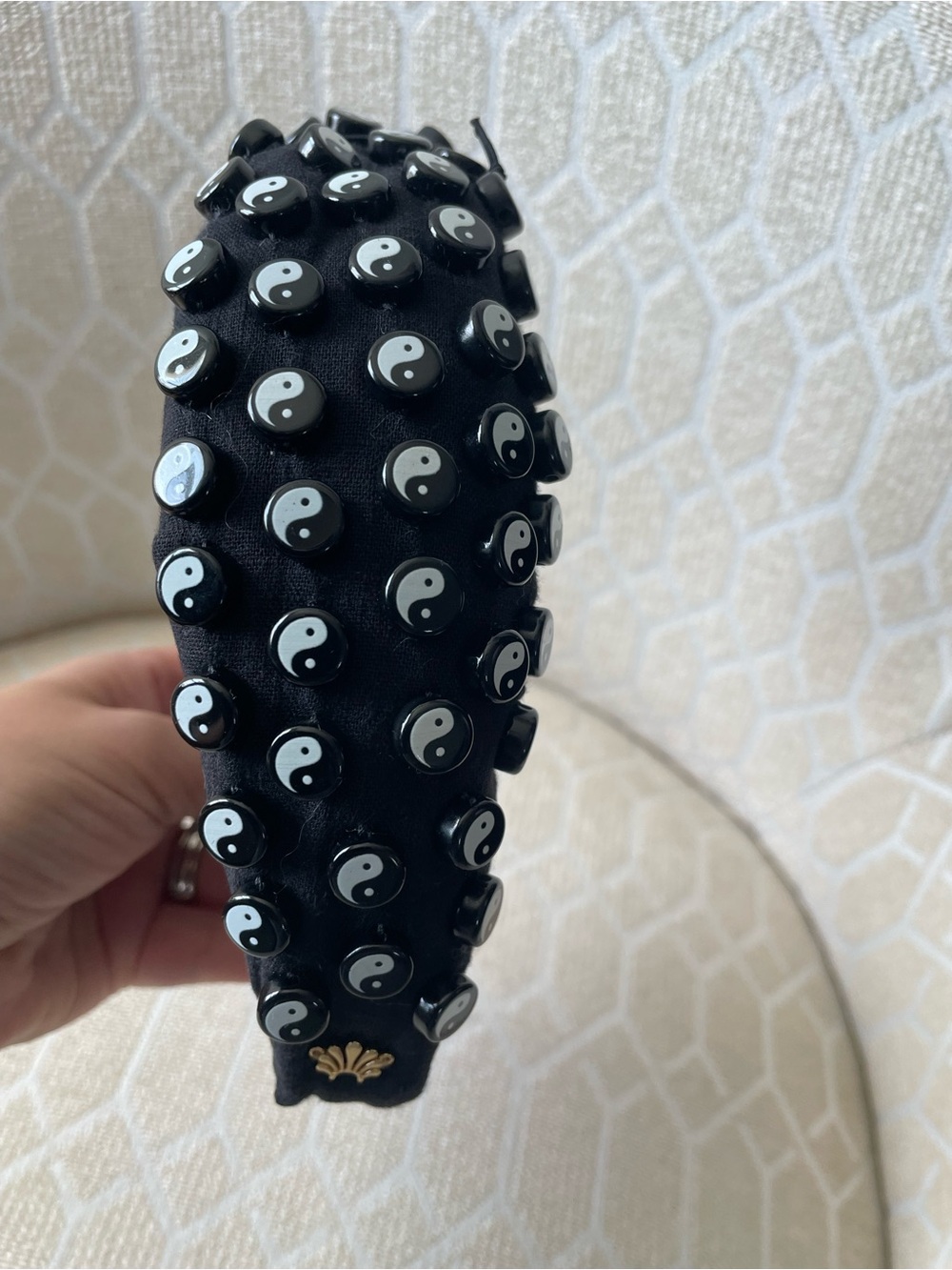 Lele Sadoughi headband yinyang